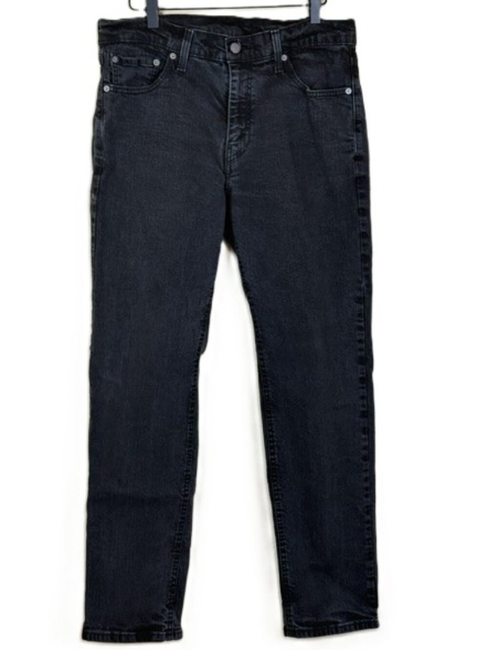Levi's Mens 541 Jeans 33x32 Black Denim Athletic Fit Taper Heavyweight Stretch